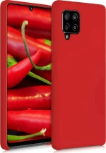 Soft Back Cover Σιλικόνης Κόκκινο (Galaxy A42)