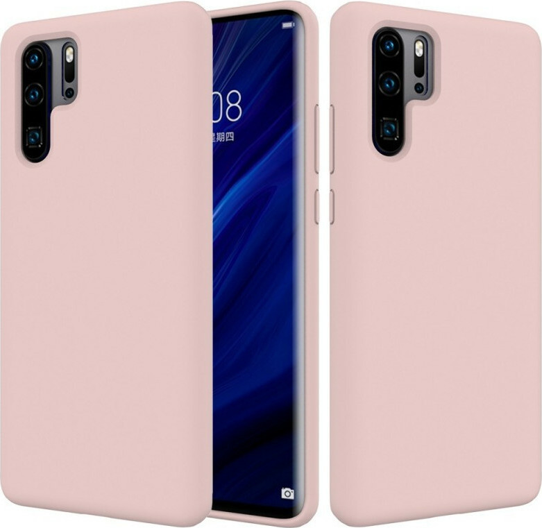 Forcell Real Smooth Back Cover Σιλικόνης Ροζ (Huawei P30 Pro)