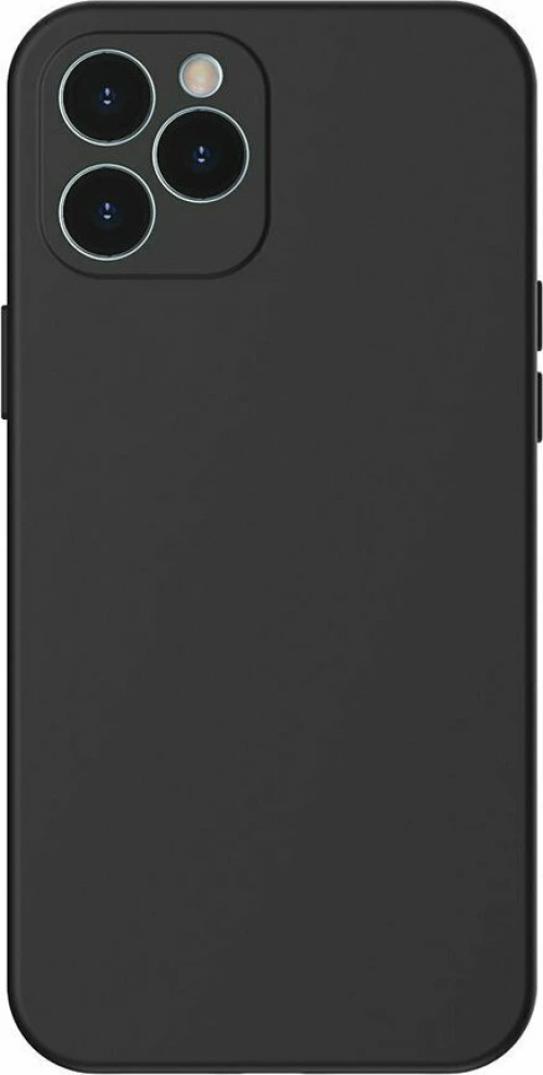 Baseus Liquid Silica Gel Back Cover Σιλικόνης Classic Black (iPhone 12 Pro Max)