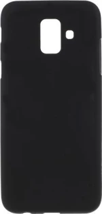 Back Cover Σιλικόνης Ματ Μαύρο (Galaxy J6)