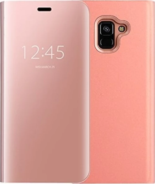 Clear View Book Ροζ (Galaxy J6)