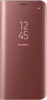 Clear View Book Ροζ (Galaxy J6)