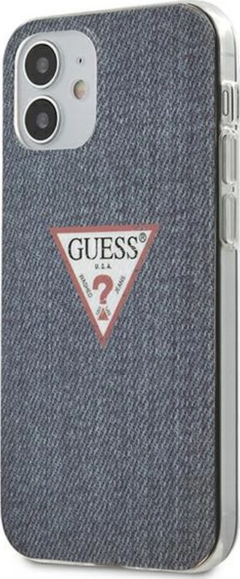 Guess Jeans Collection Back Cover Navy Μπλε (iPhone 12 mini)