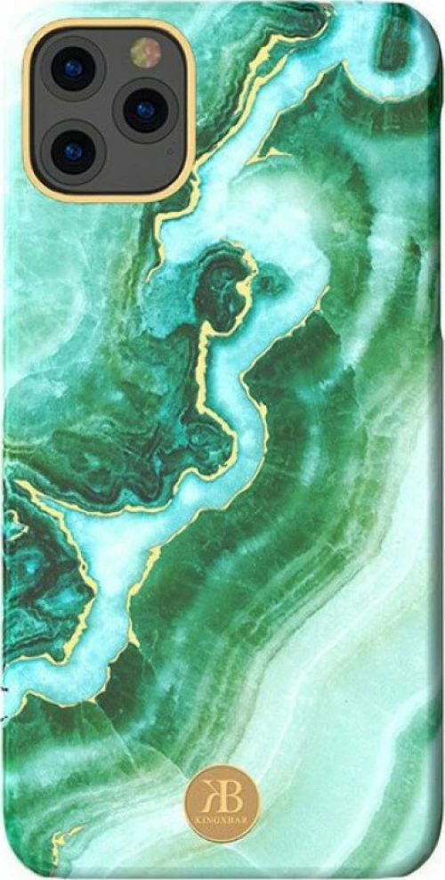 Kingxbar Marble Back Cover Πλαστικό Πράσινο (iPhone 11)
