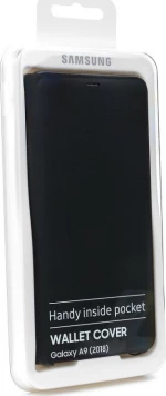 Samsung Wallet Μαύρο (Galaxy A9 2018)
