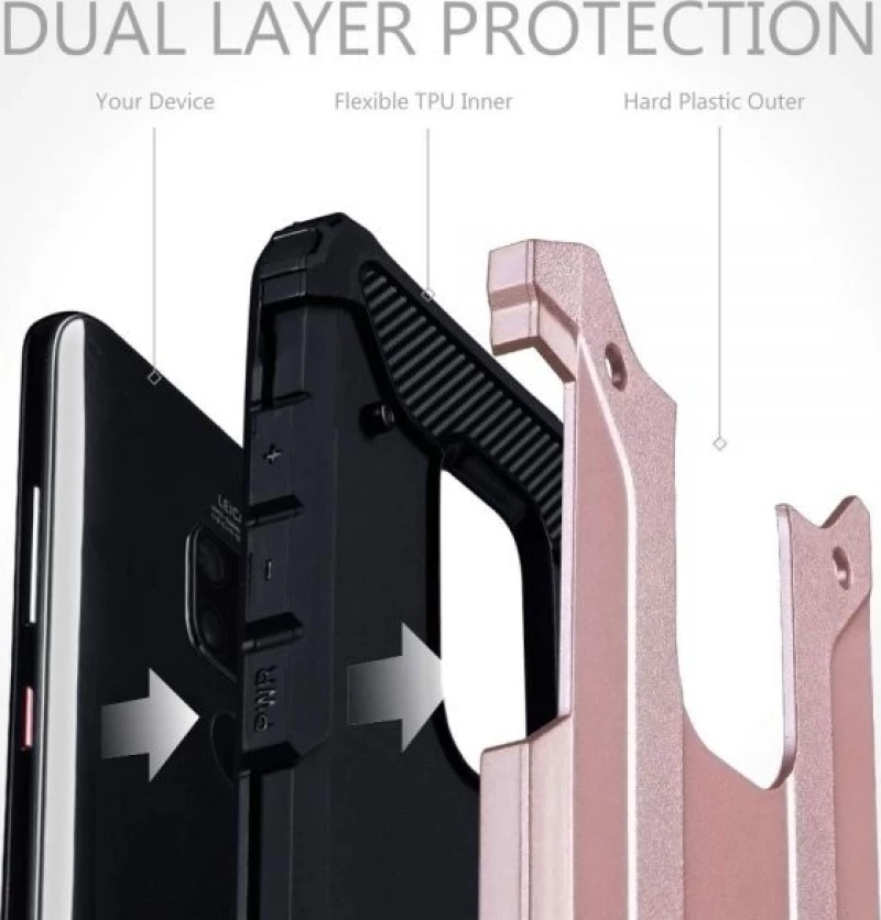 Terrapin Double Layer Impact Ροζ Χρυσό (Huawei Mate 20)