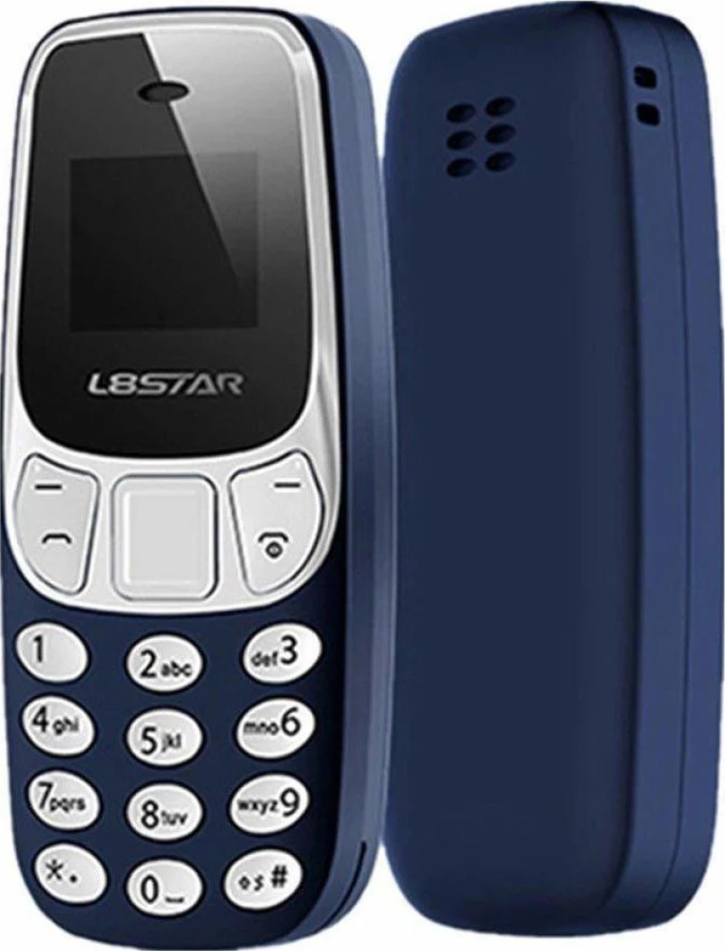 Mini Phone Μπλε Χρώμα Με Ελληνικό Μενού - Bm10 - L8Star