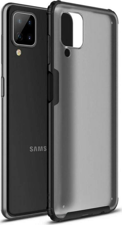 Tech-Protect Hybrid shell Back Cover Ανθεκτική Frost Black (Galaxy A12)
