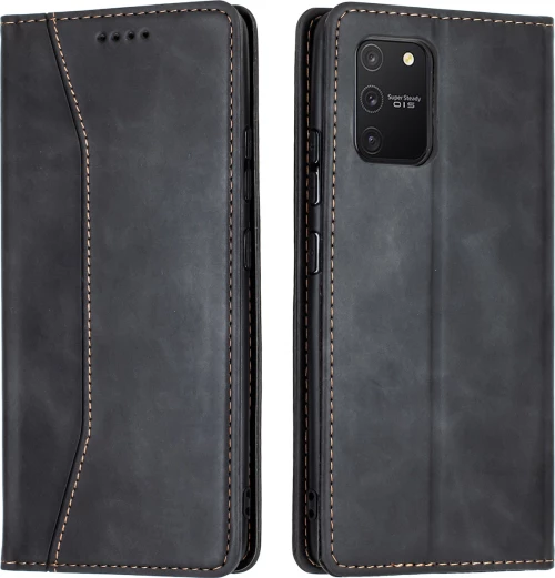 Bodycell PU Leather Book Μαύρο (Galaxy S10 Lite)