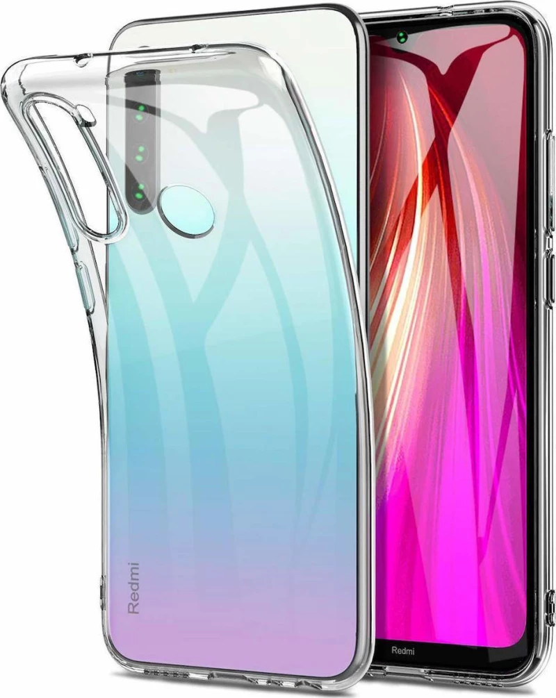 1mm Back Cover Σιλικόνης Διάφανο (Xiaomi Redmi Note 8)