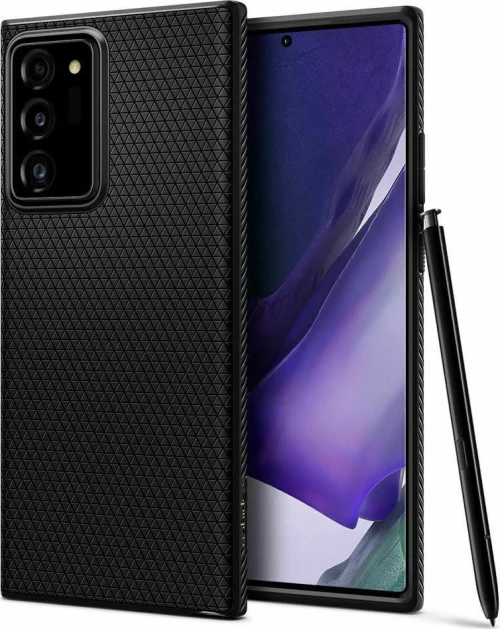 Spigen Liquid Air Back Cover Μαύρο (Galaxy Note 20 Ultra)