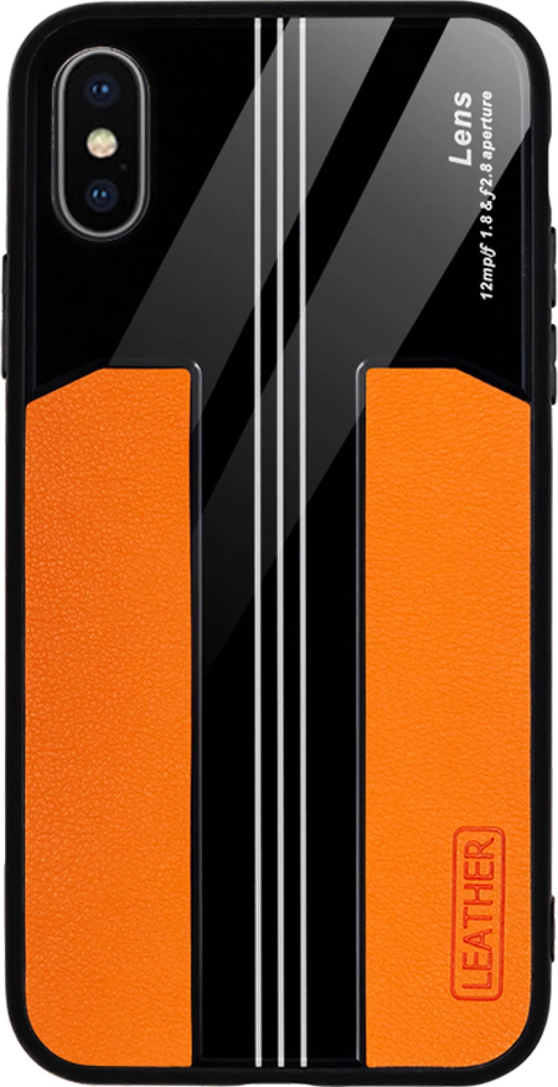 Bodycell Acrylic Back Cover Πορτοκαλί (iPhone XS Max)