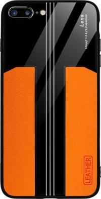 Bodycell Acrylic Back Cover Πορτοκαλί (iPhone 8/7 Plus)