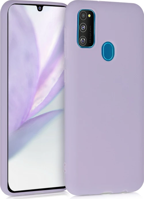 KWmobile Back Cover Σιλικόνης Lavender (Galaxy M21)