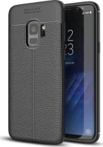 Litchi Pattern Μαύρο (Galaxy S9)