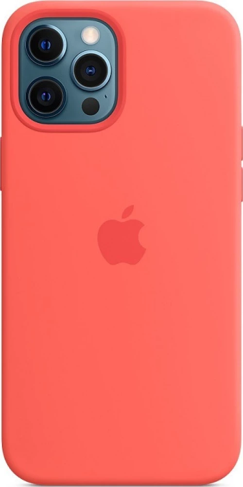 Apple Silicone Case with MagSafe Pink Citrus (iPhone 12 Pro Max)
