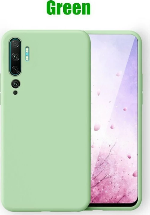 My Colors Liquid Back Cover Σιλικόνης Πράσινο (Xiaomi Mi Note 10 / Mi Note 10 Pro)