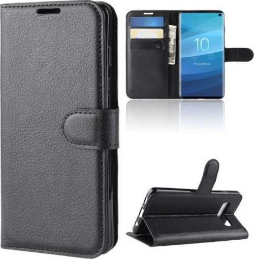 Book Case Stand Μαύρο (Galaxy S10)