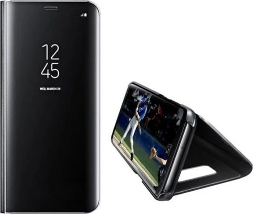Clear View Book Μαύρο (Huawei Y5 2018/Honor 7S)