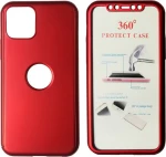 Powertech Back Cover & Tempered Glass Κόκκινο (iPhone 11 Pro Max)