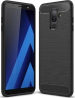 Carbon Brushed Μαύρο (Galaxy A6+ 2018)