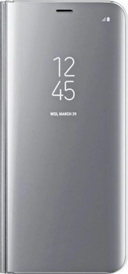 Clear View Book Silver (Galaxy S9)