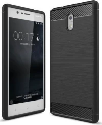 Carbon Fiber Brushed Μαύρο (Nokia 3)