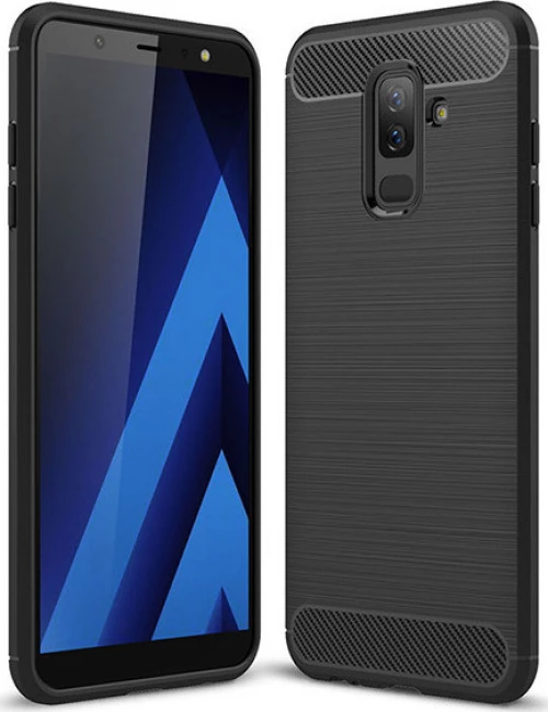 Carbon Fiber Brushed Μαύρο (Galaxy J8)