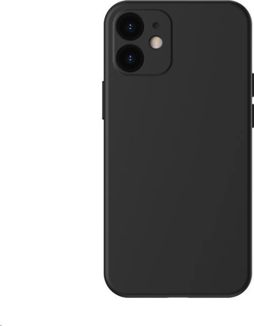 Baseus Liquid Silica Gel Back Cover Σιλικόνης Classic Black (iPhone 12 mini)