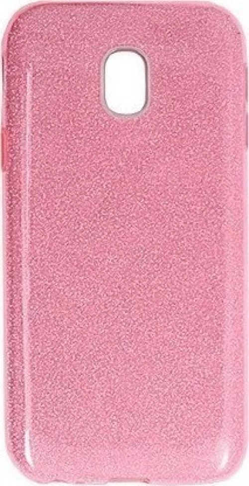 Shining Back Cover Σιλικόνης Ροζ (Galaxy J3 2017)