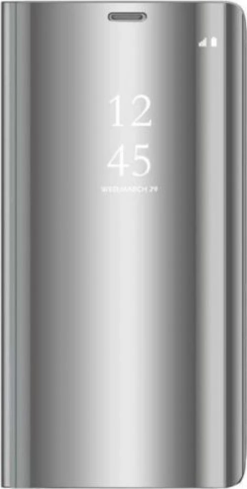 Clear View Book Ασημί (Redmi Note 9S / 9 Pro / 9 Pro Max)