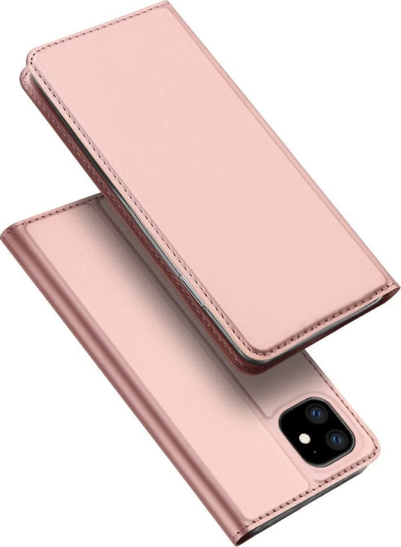 Dux Ducis Skin Pro Book Δερματίνης Ροζ Χρυσό (iPhone 11)