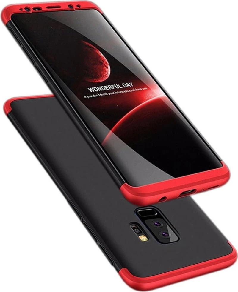 360 Full Body Black/Red (Galaxy S9+)