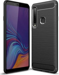 Brushed Carbon Μαύρο (Galaxy A9 2018)