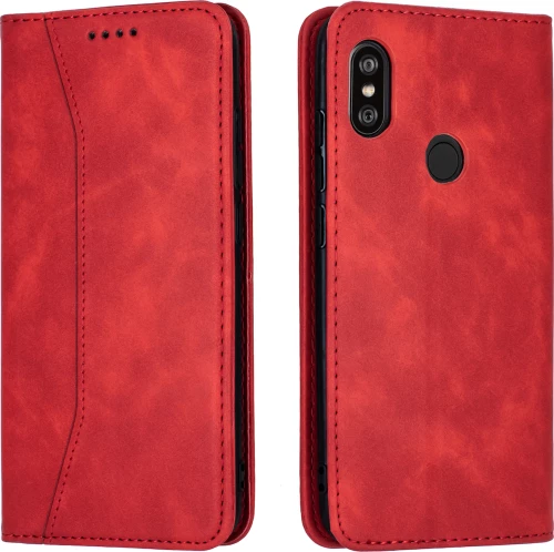 Bodycell PU Leather Book Κόκκινο (Redmi Note 6 Pro)