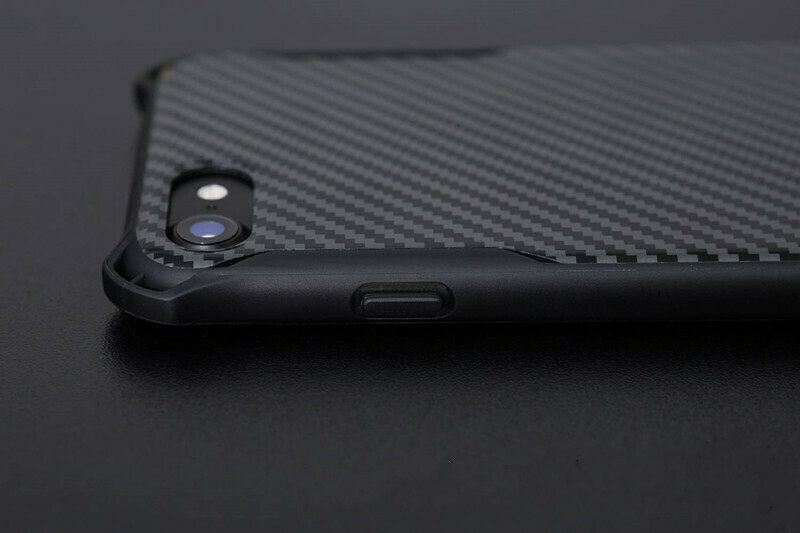 WK Earl Carbon Back Cover Μαύρο (iPhone 6/6s)