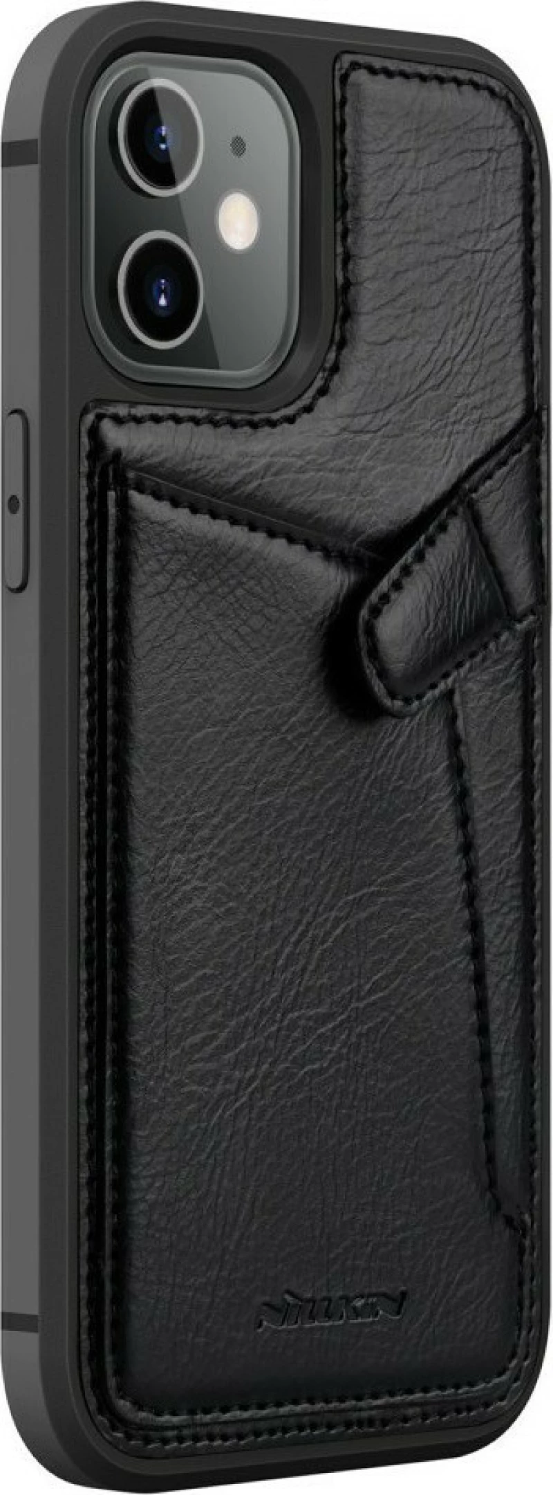 Nillkin Aoge Back Cover Δερμάτινο Μαύρο (iPhone 12 mini)