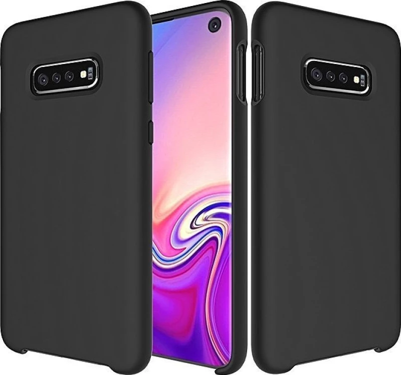 Soft Flexible Back Cover Σιλικόνης Μαύρο (Galaxy S10)