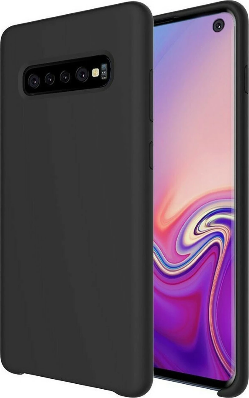 Soft Flexible Back Cover Σιλικόνης Μαύρο (Galaxy S10)