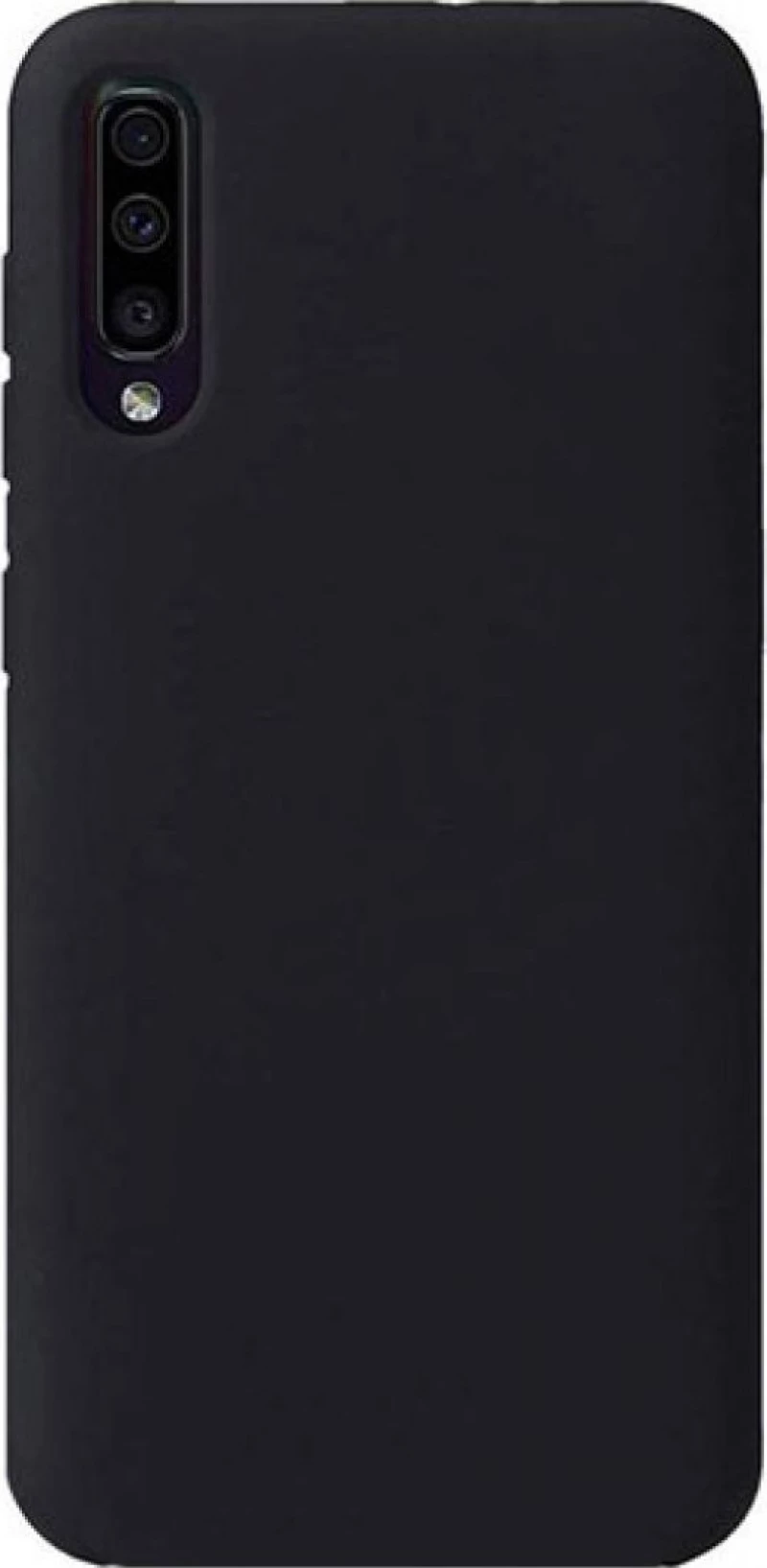 Back Cover Σιλικόνης Μαύρο (Galaxy A50)