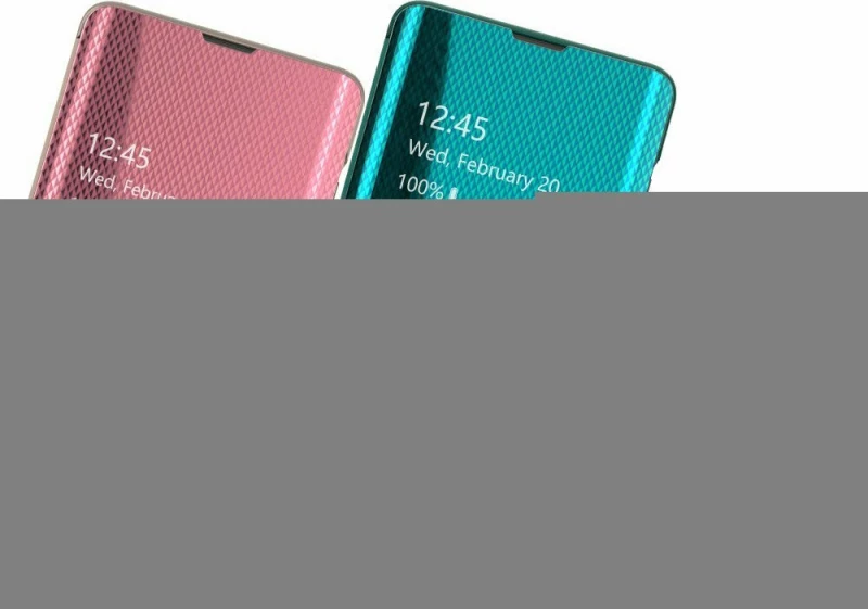 Clear View Book Ασημί (Galaxy S10e)