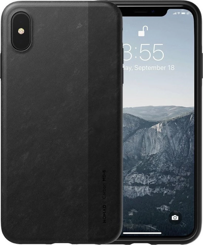 Nomad Carbon Μαύρο (iPhone XS Max)