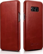 iCarer Curved Edge Vintage Κόκκινο (Galaxy S8)