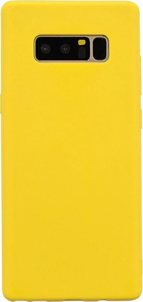 Soft Touch Back Cover Σιλικόνης Κίτρινο (Galaxy S10+)