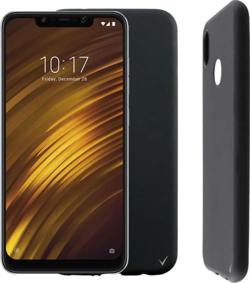 Volte-Tel Back Cover Σιλικόνης Μαύρο (Pocophone F1)