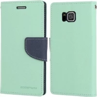 Mercury Fancy Diary Samsung G850F Galaxy Alpha Φυστικί / Μπλε