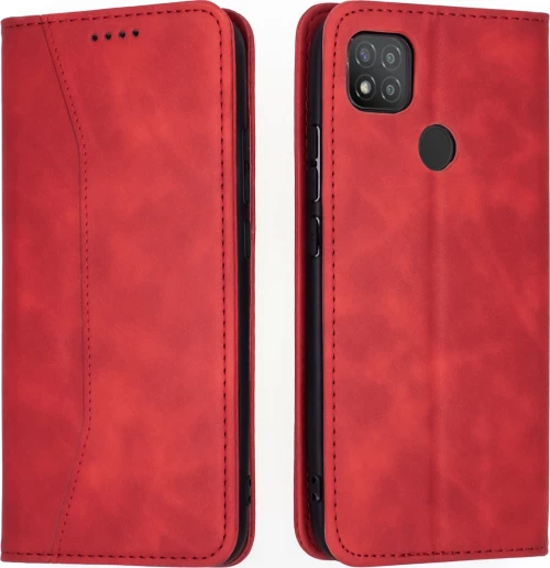 Bodycell PU Leather Wallet Δερματίνης Κόκκινο (Redmi 9C)