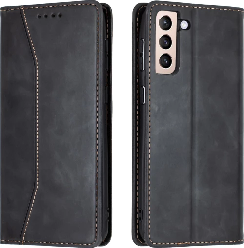 Bodycell PU Leather Book Μαύρο (Galaxy S21+ 5G)