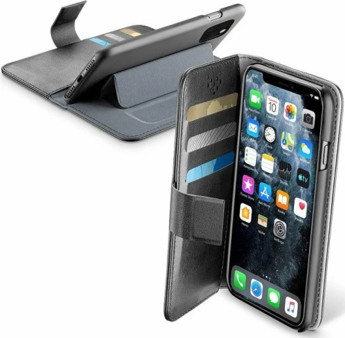 Cellular Line Book Δερματίνης Μαύρο (iPhone 11 Pro Max)