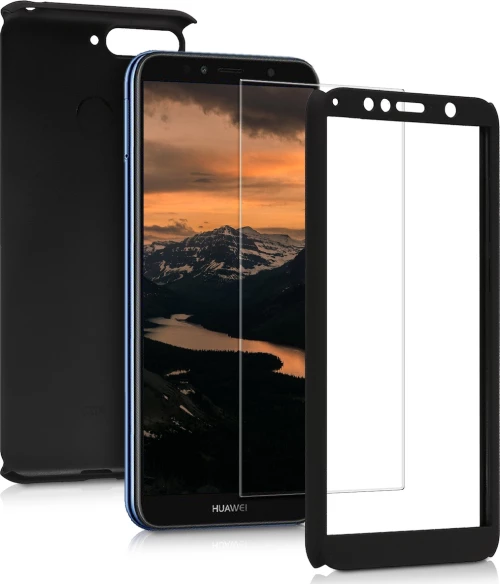 KWmobile 360 Full Cover Μαύρο (Huawei Y6 2018)